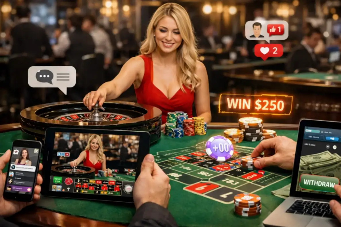 Jak działają interaktywne funkcje w kasynach live